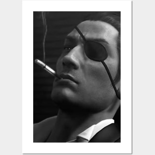 Goro Majima Yakuza moody smoking Posters and Art